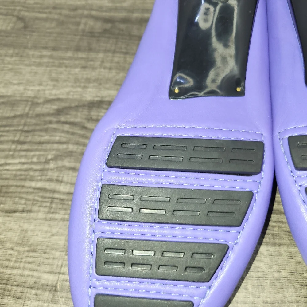 Robert Zur Petra In Purple A-Glove Leather Driving Shoes Size 6_8